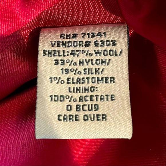 LL Bean Red Blazer - Petite Large - Picture 6 of 7